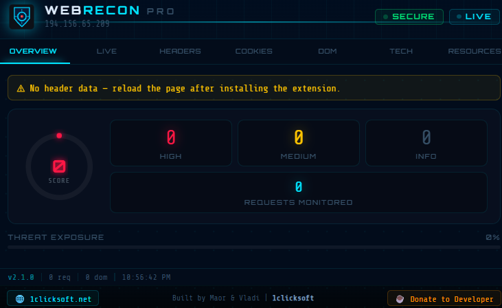 WebRecon Pro