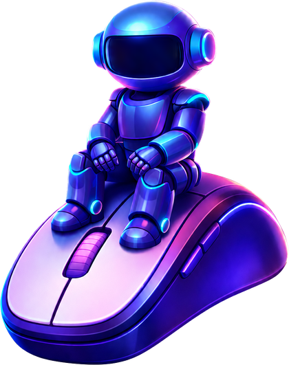 1ClickSoft Robot Mascot