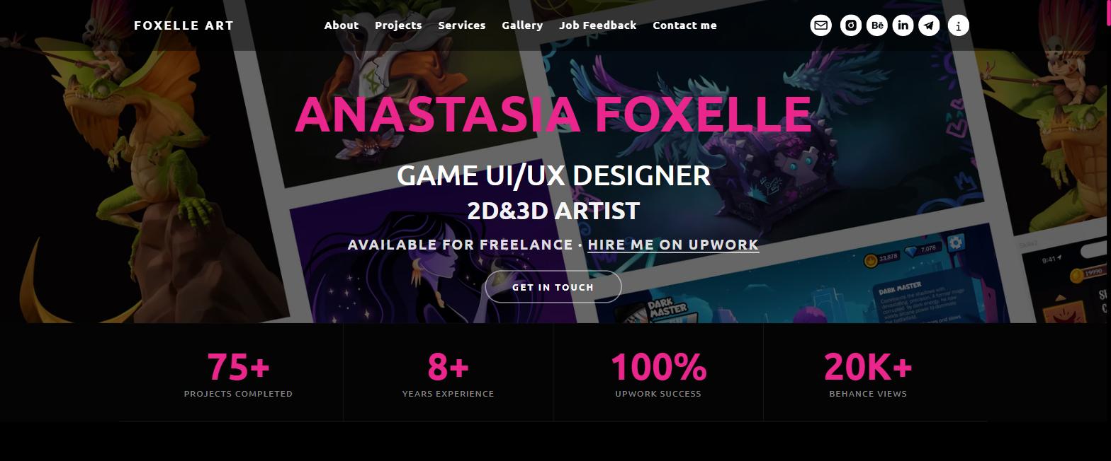 foxelle.art website